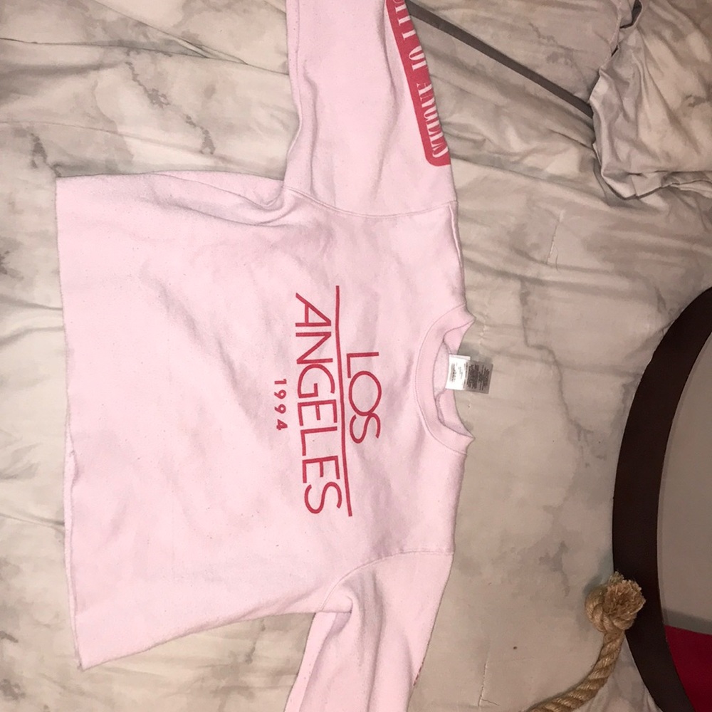 XS Los Angeles cropped sweatshirt